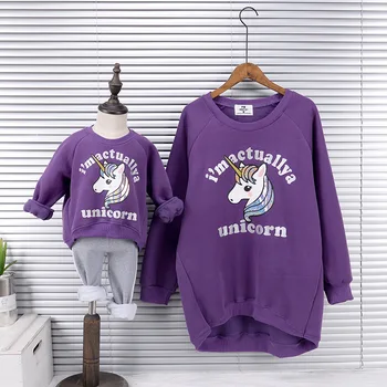 Mother And Daughter Unicorn Sweatshirt