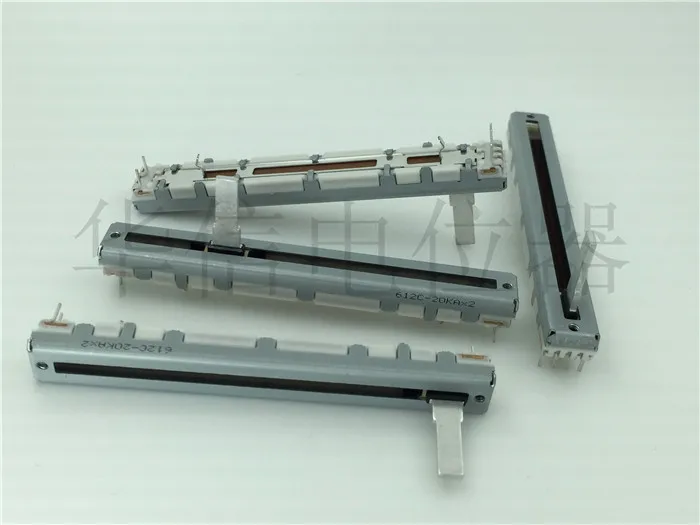 1 шт. MG12/4 16/4 ALPS 75 мм прямой скользящий потенциометр A20Kx2 / fader двойная связь ход 60 |