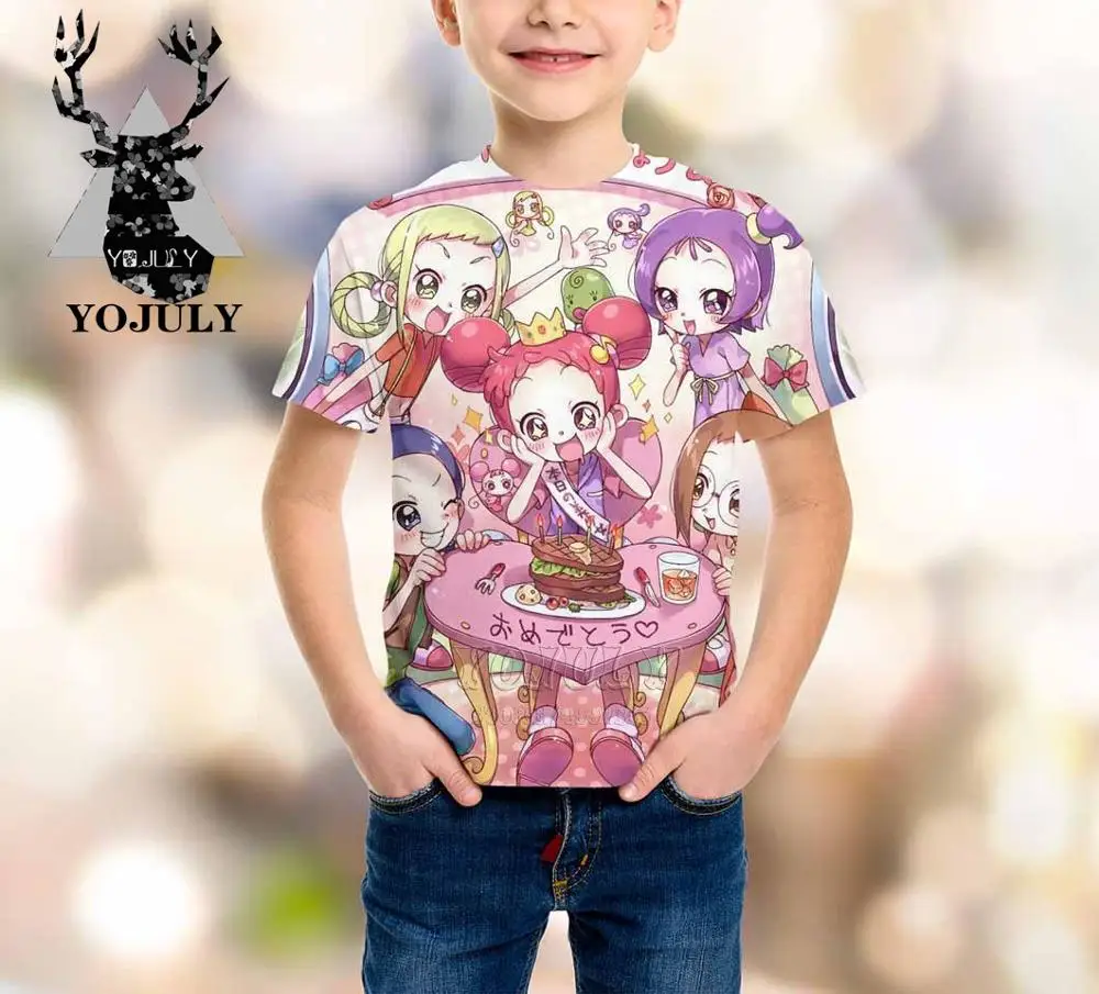 YOJULY Witch Doremi harajuku/детская одежда с 3D принтом для маленьких мальчиков и девочек