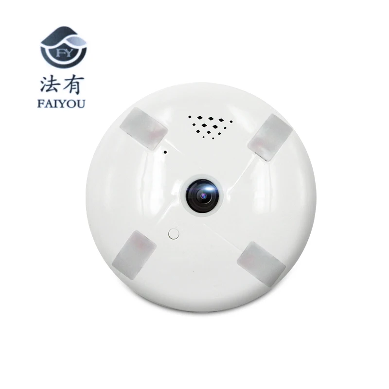 Панорамная ip камера FAIYOU 360 VR 960P 1080P 1.3MP HD умная светодиодная подсветка Starlight лампа