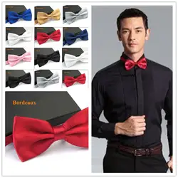 Мужской деловой галстук-бабочка для мальчиков, Модный деловой Свадебный галстук-бабочка, мужская рубашка, krawatte legame, подарок на Новый год
