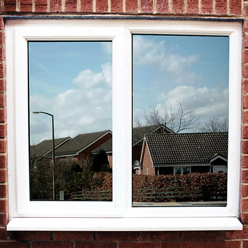 One Way Reflective Mirror Film Anti UV Heat Control Privacy Solar Window Film Static Cling No Glue Tint