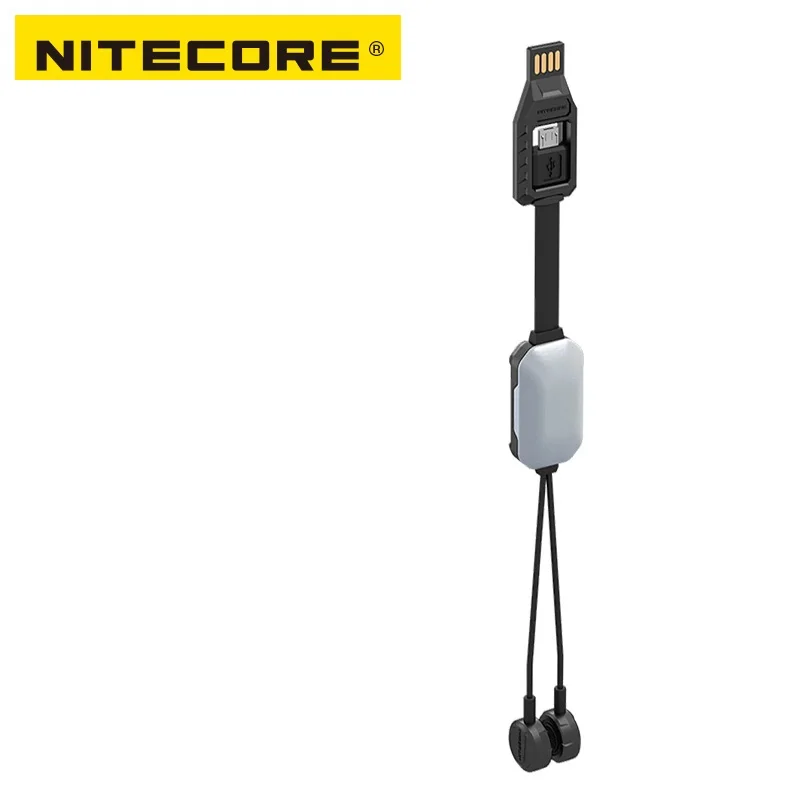 NITECORE LC10 портитивный Магнитный Открытый USB зарядное устройство для цилиндр перезаряжаемый литий-ионный аккумулятор батарея 1A Макс DC 5 V с датчик света