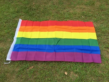 

Digital Printed Polyester Rainbow flag Homosexuality gay Flying flag 60x100cm/90x150cm/120x200cm/150x250cm/180x300cm banners