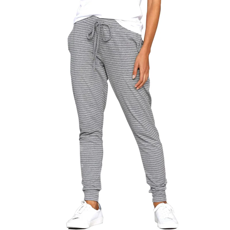grey track pants womens