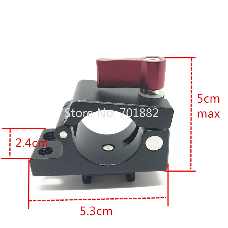 25mm Rod Clamp Holder Light Mount Stand Bracket + Hot Shoe Adapter For DJI Ronin M MX Photography Accessories Camera Stabilizer (10)