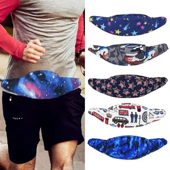 

2018 3D Printing Waist Back Full Bandana Canvas Waist Bag Women Fanny Packs Zipper Fanny Belt Bum Bag Waist Packs for Men