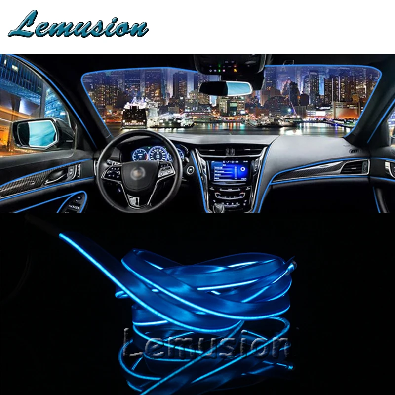 

Car Neon Light Glow LED Strip Styling For Audi A3 A4 B6 B8 B7 B5 A6 C5 C6 Q5 A5 Q7 TT A1 S3 S4 S5 S6 S8 Accessories