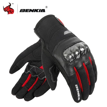 

BENKIA Motorcycle Gloves Breathable Moto Gloves Microfiber Motocross Off-Road Gloves Motorbike Full Finger Gloves Guantes Moto