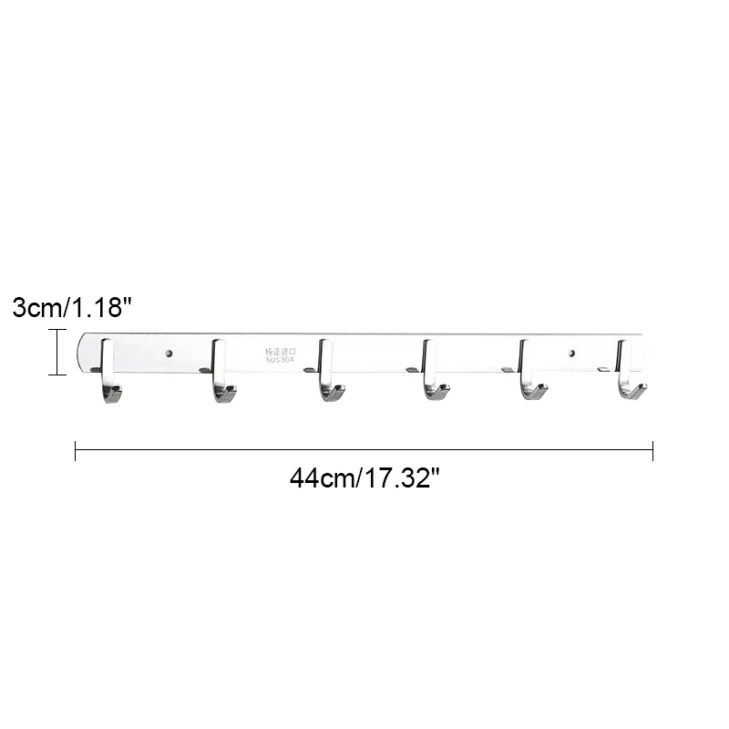 304 Крючки из нержавеющей стали без пробойников крючок полотенца для ванной крепкие бесшовные крючки для кухни металлический стеллаж для хранения Органайзер