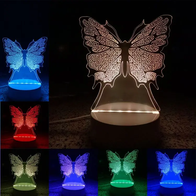 Настосветильник светодиодсветодиодный лампа с пультом ДУ 7 цветов|night light lamp|3d