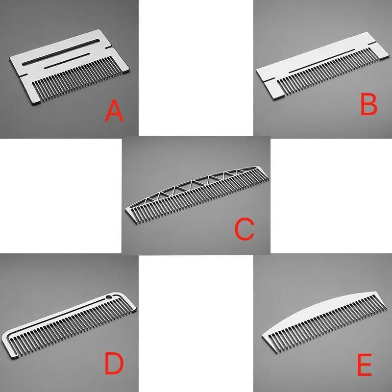 

FH-20242 Custom Your Logo Stainless Steel Beard Basie/Max/ Credit Card/Modern/Stars/Honey/ Triangle/Classic Comb