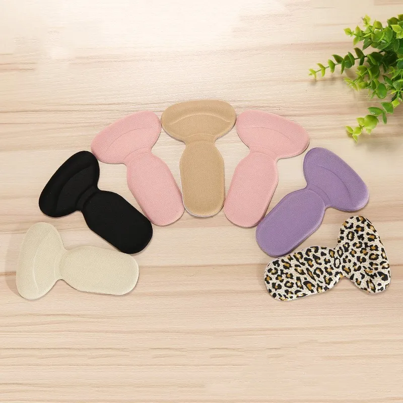 

2019 New 1Pair Soft Orthopedic Insole T-Shape Silicone Non Slip Cushion Foot Heel Protector Relieve Pain Liner Shoe Insole Pads