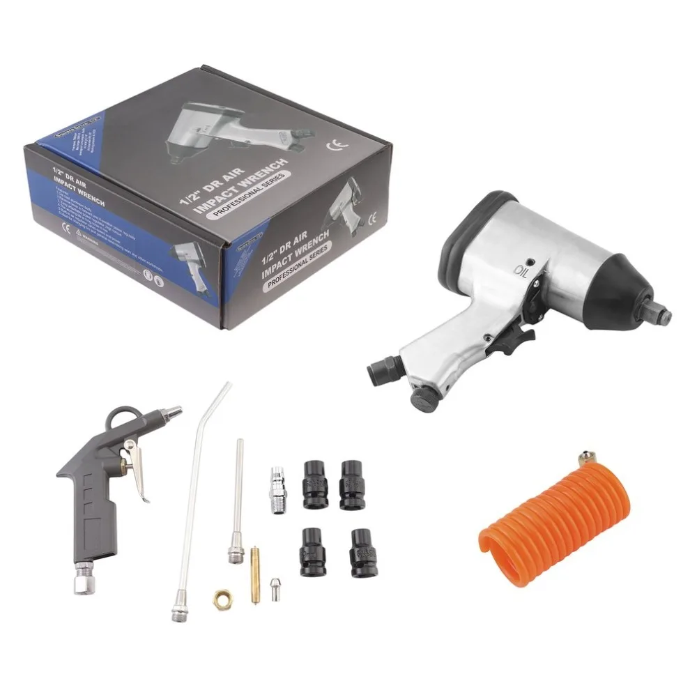 

2018 New Powerful Pneumatic Air 1/2inch Drive Impact Wrench High Torque Changing Tire Car Maintenance Repair Tool 7000RPM