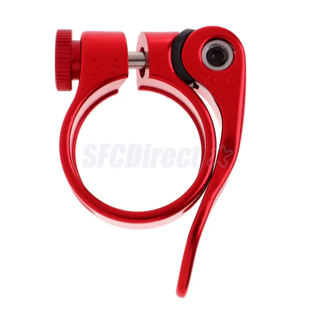31.8mm Bicycle Seat Clamp Seatpost Clip Tube Lock  Aluminum Alloy Road MTB Cycling Bike Bicycle Quick Release Seatpost Clamp