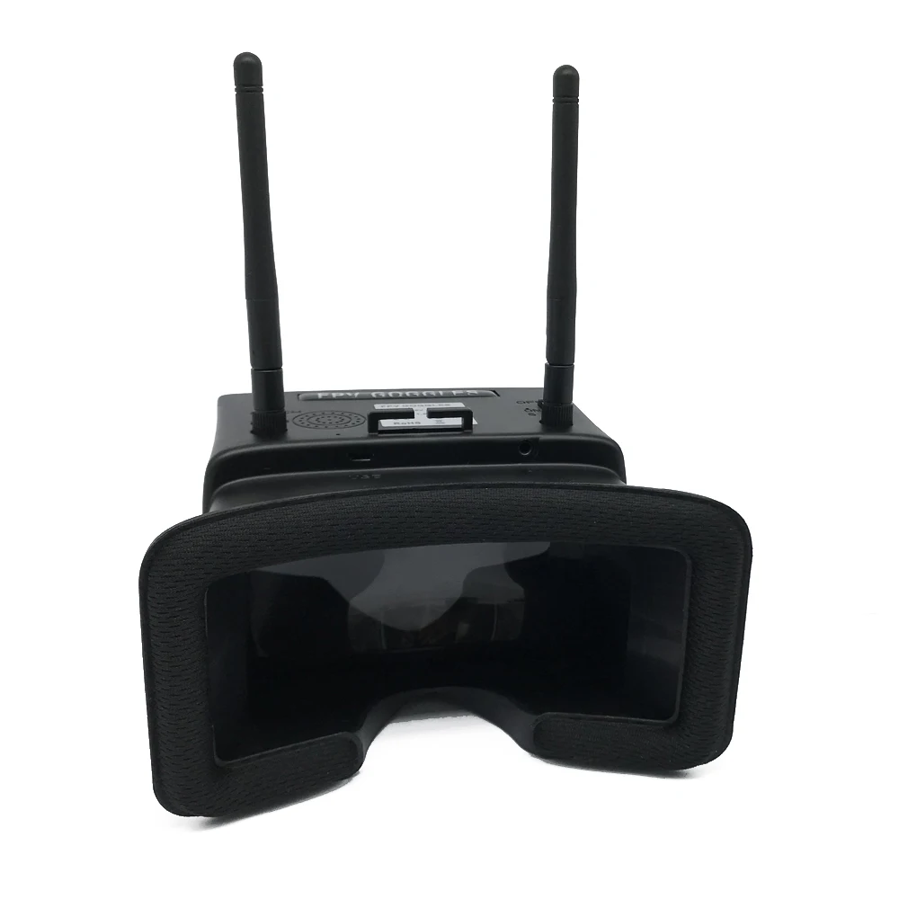 

5.8G 4.3 Inch 480*272 FPV Goggles bulit-in 3.7V 2000mAh battery receiver FPV monitor With Dual Antennas for RC FPV racing drone