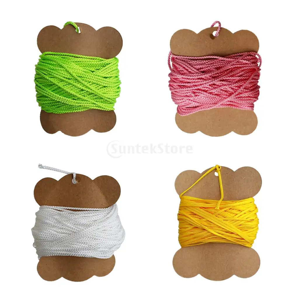 Scuba Diving Diver Reel Finger Spool Round Line Cord Rope Replacement for Underwater Wreck Cave Reef Dive 20m/30m/50m - 4 Colors