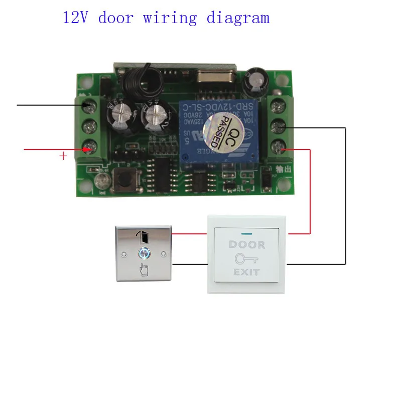 12V 10A 1CH Remote Control Electric Switch 433MHz Remote Control Universal Switch 123 Transmitter Receiver 315MHz-9