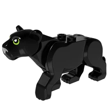 Original Mini Animal Block Building Blocks Compatible With legoeINGly font b Duploe b font Tiger Leopard
