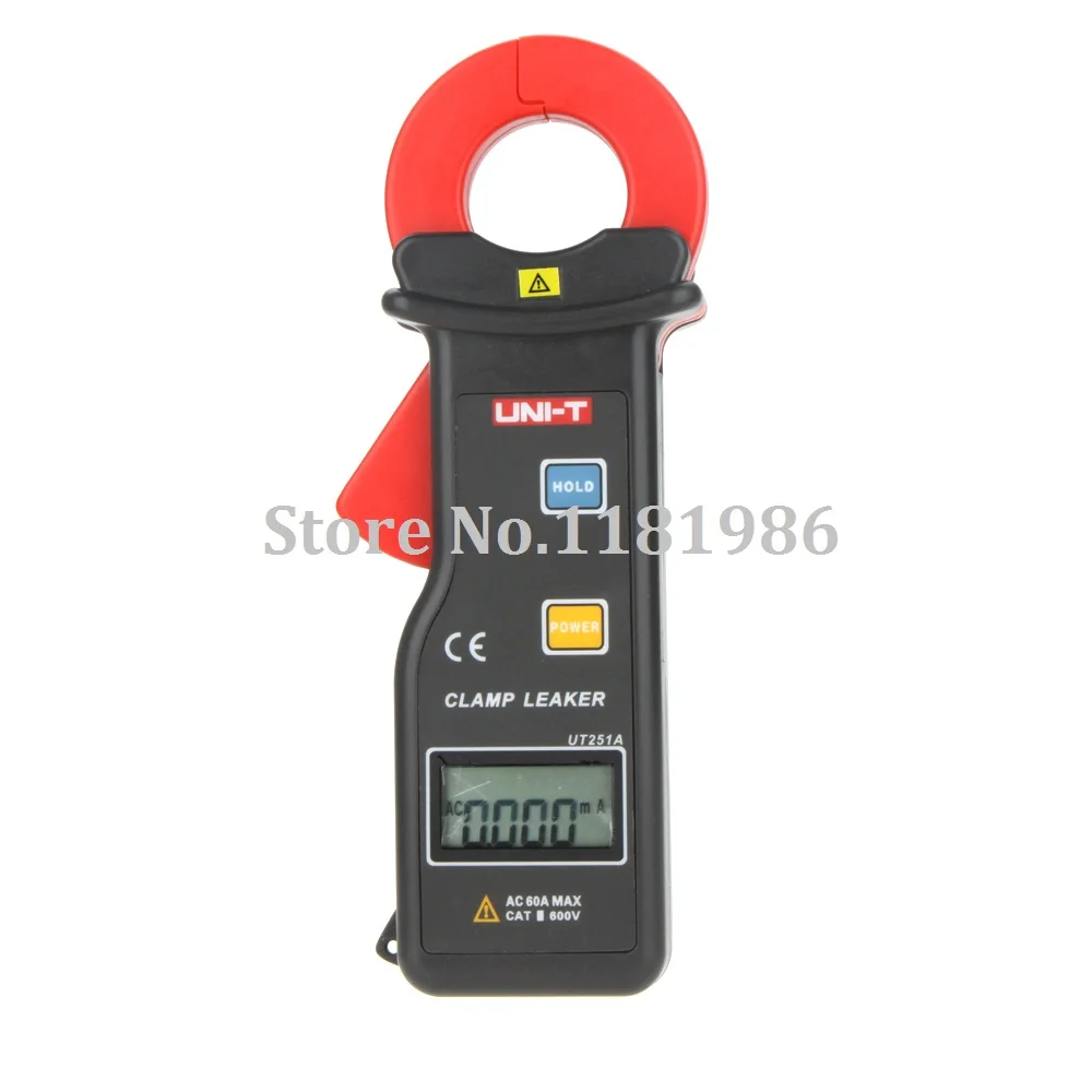 

UNI-T UT251A RS-232 10000 Counts High Sensitivity Leakage Current Clamp Meter w/99 Data Logging Ammeter Multitester