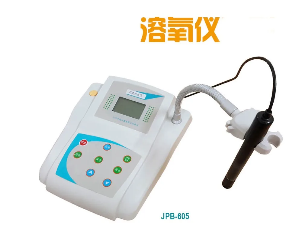 

QIWEI JPB-650 Desktop Dissolved oxygen meter Professional Digital Large LCD Display Range (0.0-20.0)mg/L
