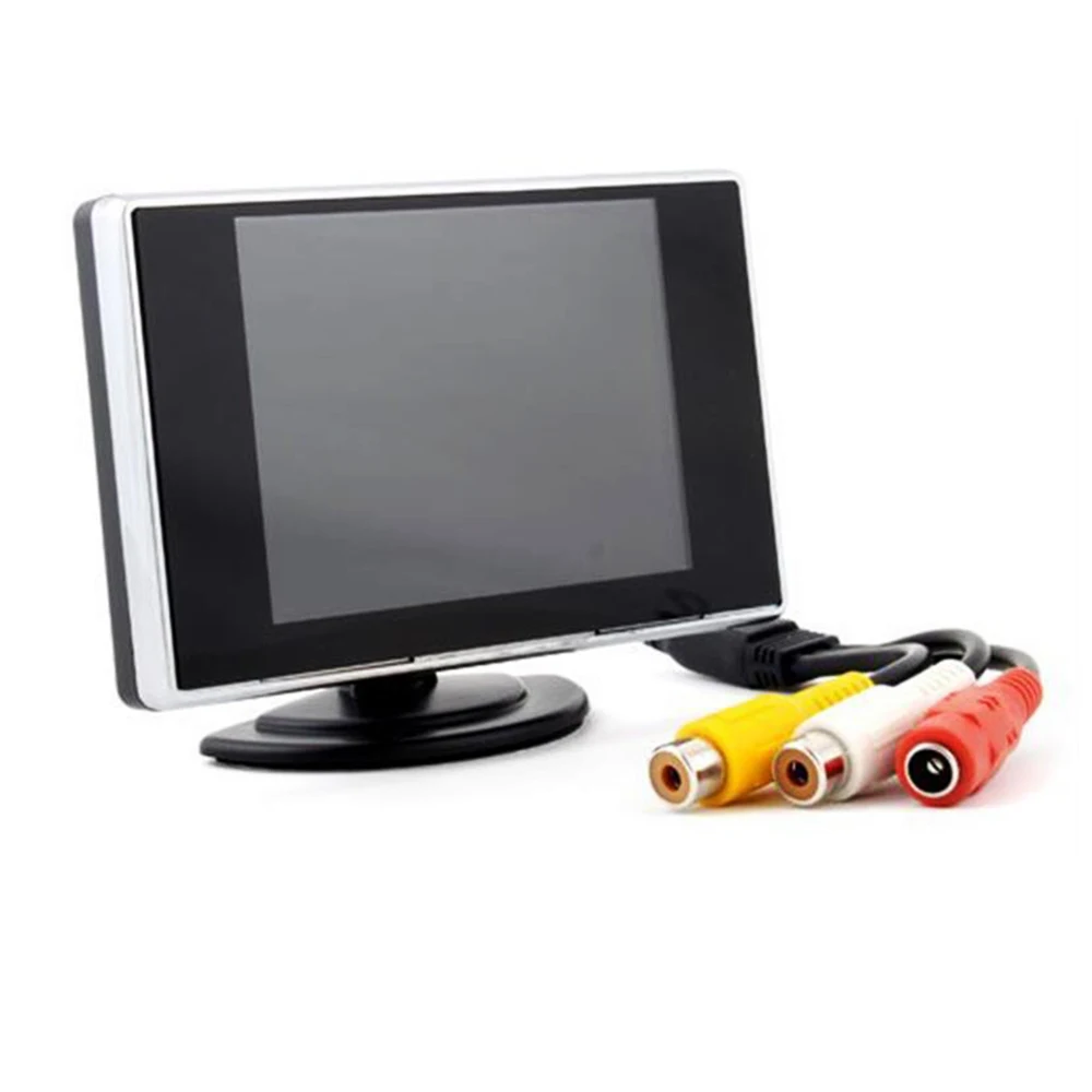 

Universal 3.5 Inch TFT LCD 2 Video Input Car Monitor Auto Parking Reverse Backup Monitorfor DVD Rear View camera