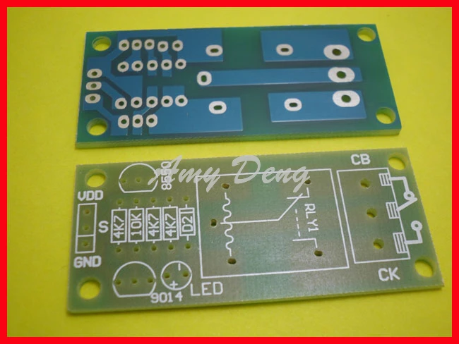 50pcs/lot 1 road relay module quality control board expansion PCB 5V 12V high level action | Электронные компоненты и