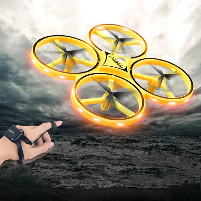 

Gravity Sensing 2.4G Remote Control RC Helicopter Watch Induction Quadcopter Infrared Obstacle Avoidance / Throwing Fly Sensing