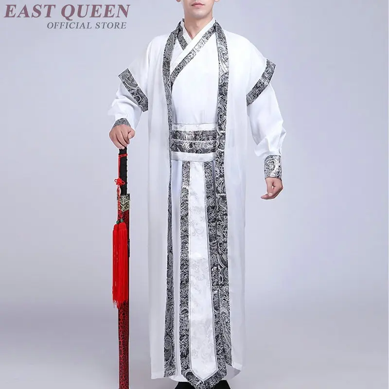 Chinese warrior costume hanfu men ancient chinese costume FF959 - Color: 3