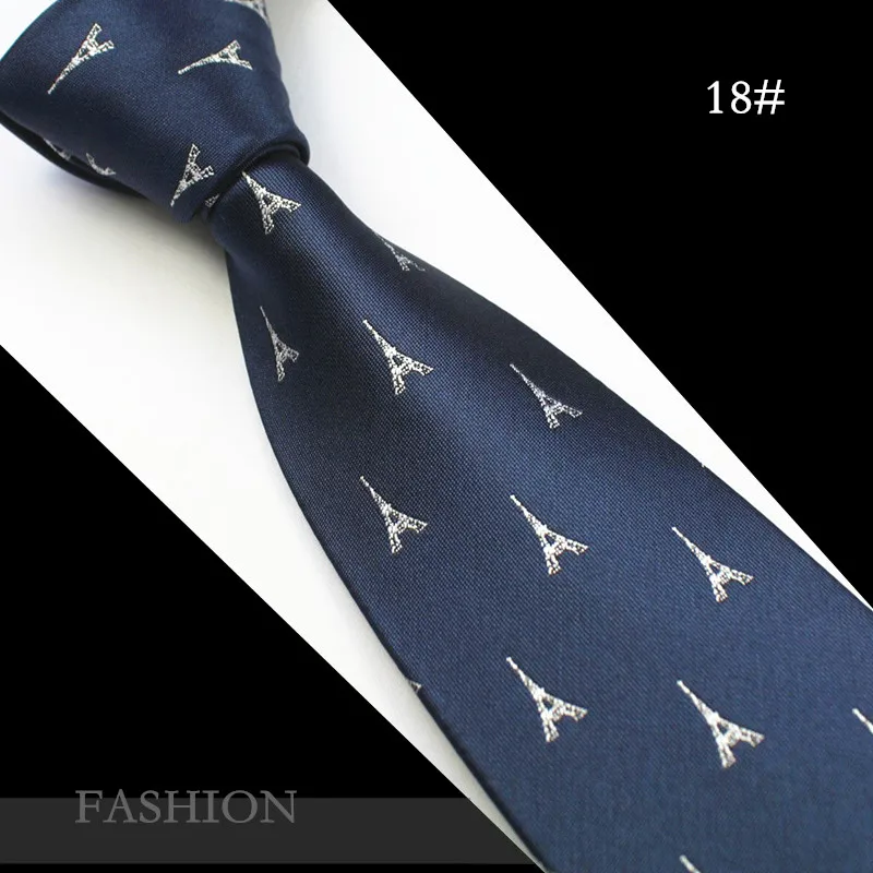 GUSLESON качественные Модные мужские галстуки с рисунком динозавра красные мужские свадебные галстуки 7 см Тонкий шейный галстук бизнес шелковые галстуки для мужчин галстук