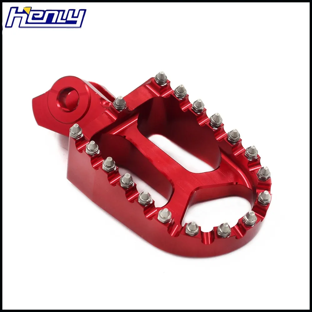 CNC заготовки подножки для ног педали для SUZUKI RMZ250 RMZ450 2010- Красный