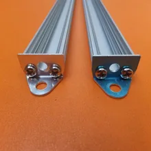 Новейший дизайн легированный алюминиевый профиль с крышкой и заглушки для светодиодной полосы света 2 м/шт. 20 шт./партия