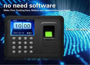 

Factory direct English fingerprint attendance machine A6 Spanish A5 time to work Device Electronic Machine