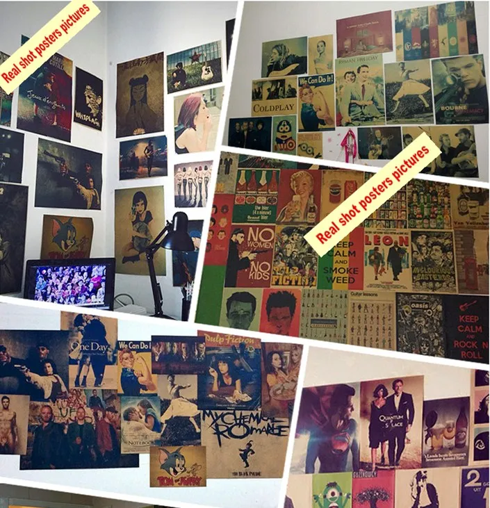 Tim Burton movie posters . Sweeney Todd .Sleepy Hollow . Dark Shadows full.Kraft Paper Antique Poster/8006