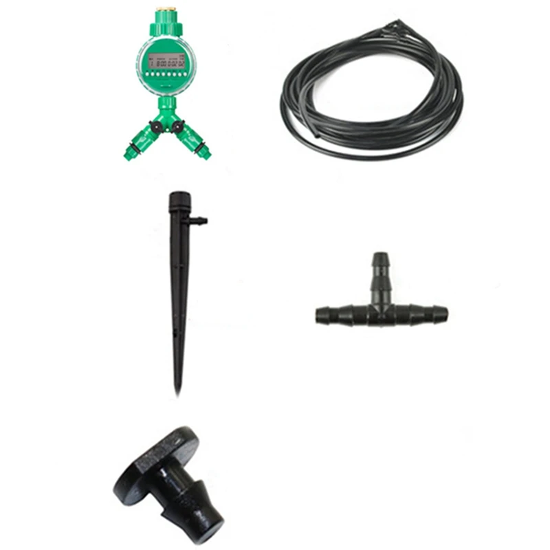 

20M Garden Diy Automatic Watering Micro-Drip Irrigation System Garden Self Watering Kits Adjustable Dripper Spray Cooling