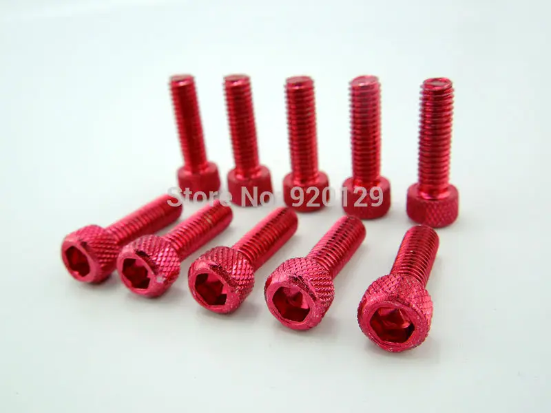 Красный декоративный винт для мотоцикла M6mm x 25mm|screw size|screw screwscrew blade |