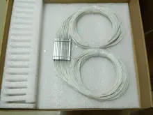 Free Shipping 10pcs/lot 1X8 PLC Splitter 900um Steel Tube 1*8 Mini Optical Fibra Splitter Without Connector 8 Ports PLC Splitter