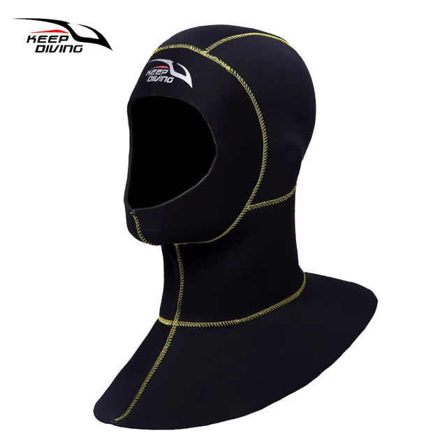 KEEP DIVING 3mm Neoprene Scuba Diving Hood With Shoulder Snorkeling
