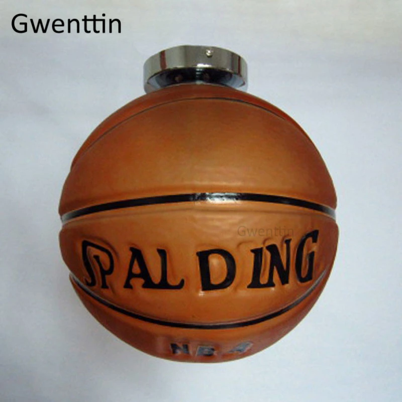 

Novelty Basketball Football Ceiling Lights Modern Glass Ceiling Lamp for Children's Room Kids Bedroom Light Fixtures Home Decor