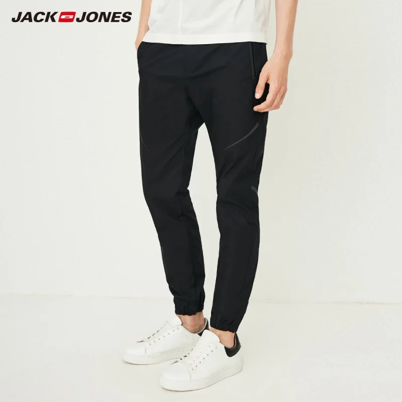 Мужские спортивные штаны JackJones из 100% хлопка на шнурке повседневные для бега