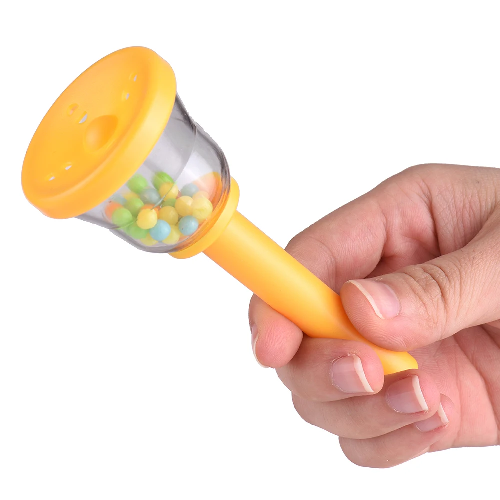 Экологичные Пластик колокол колокольчик 5 видов цветов музыкальная игрушка для маленьких детей