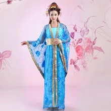 Новое поступление Косплэй Древние китайские Инфанта драматургического платье фото костюм династии Хань платье принцессы один размер 081305