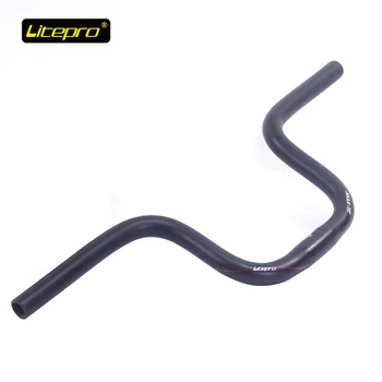 

Litepro Carbon Handlebar 25.4mm x 540mm M Bar for Brompton 3sixty Folding Bike Bicycle Velo Handle bar Flat Bars 180g UD Matte