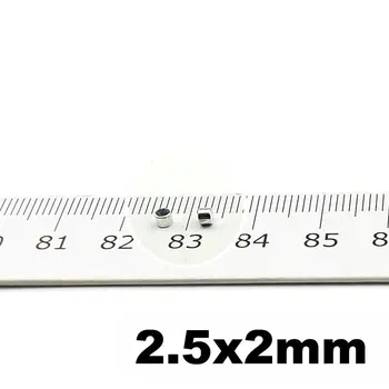 

Tinny N42 Magnet 2.5x2mm Neodymium Magnet Permanent NdFeB Super Strong Powerful Magnets 200pcs