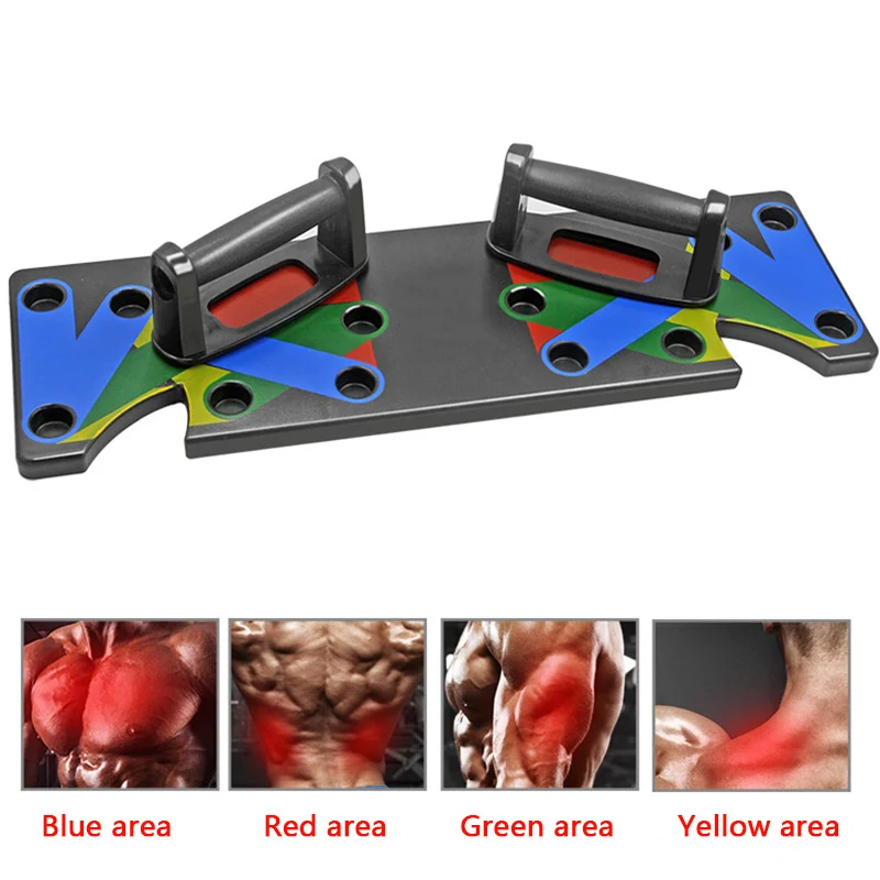 9 in 1 Push Up Rack Board Men Women Comprehensive Fitness Exercise Workout Push-up Stands Body Building Training System