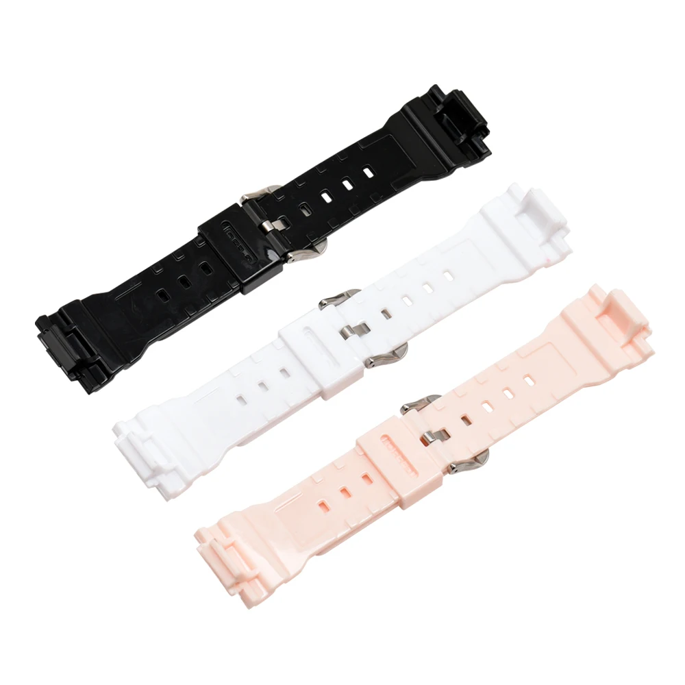 16 мм PU часы ремешок ремень для G Shock gma s110 s120 DW 5600 6900 часов Замена|Ремешки часов| |
