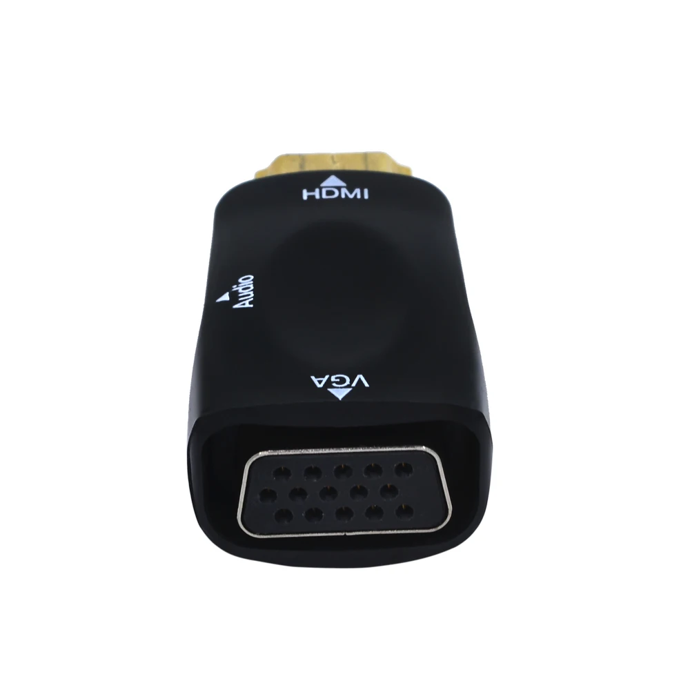 Male to Female for HDMI to VGA Converter With Audio Cable for PC Laptop Tablet Support 1080P HDTV Adapter Male to Female for HDMI to VGA Converter With Audio Cable for PC Laptop Tablet Support 1080P HDTV Adapter