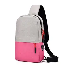 Новая повседневная Противоугонная сумка для мальчиков и девочек, детские сумки через плечо, школьная Летняя короткая Курьерская сумка