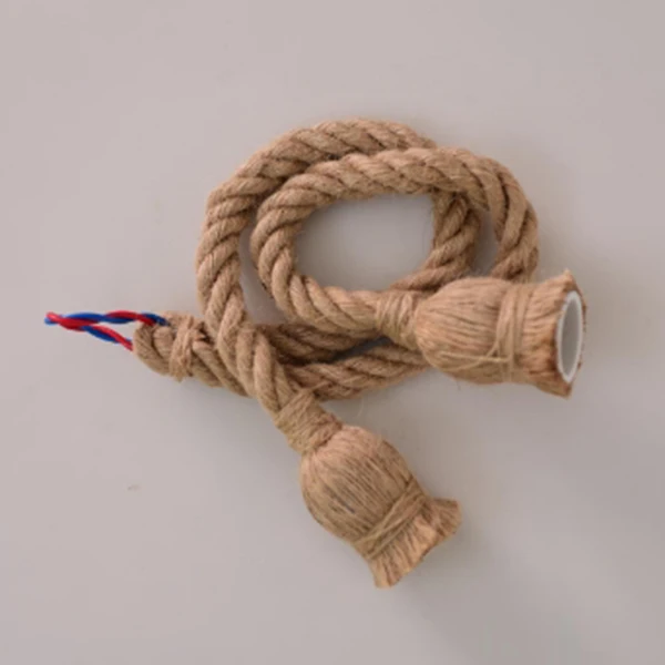 واحد رؤساء حبل قلادة أضواء مصباح خمر نمط مطعم بار حبل ضوء LB88