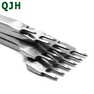 4 шт./компл. 3 мм 4 мм 5 мм 6 мм Кожа Craft ручные инструменты Kit нить шило вощеный наперсток комплект для кожаного изделия перфорация шить инструмент - изображение